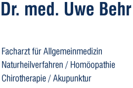 Dr. med. Uwe Behr